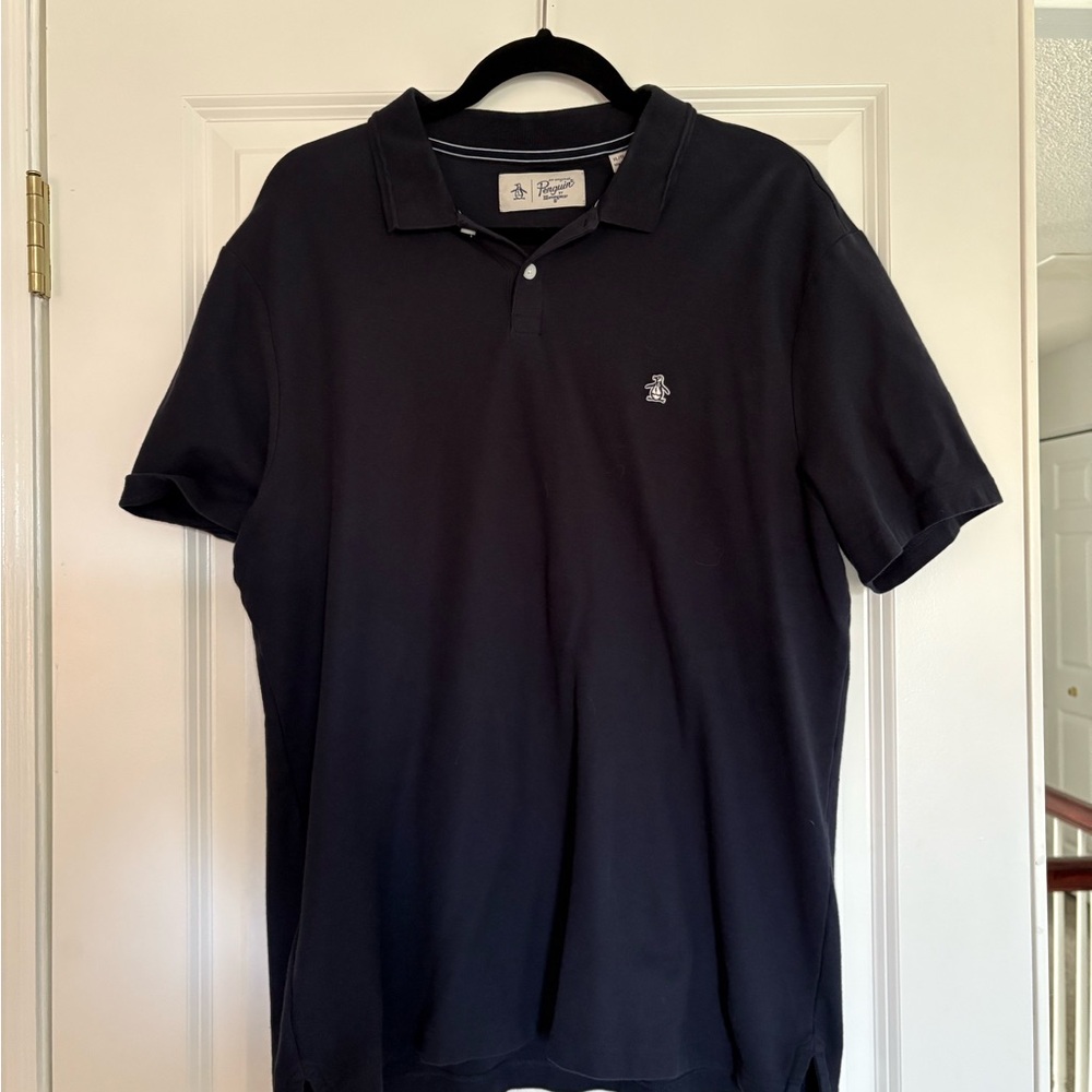 Original Penguin Men's Navy Polo Shirt
